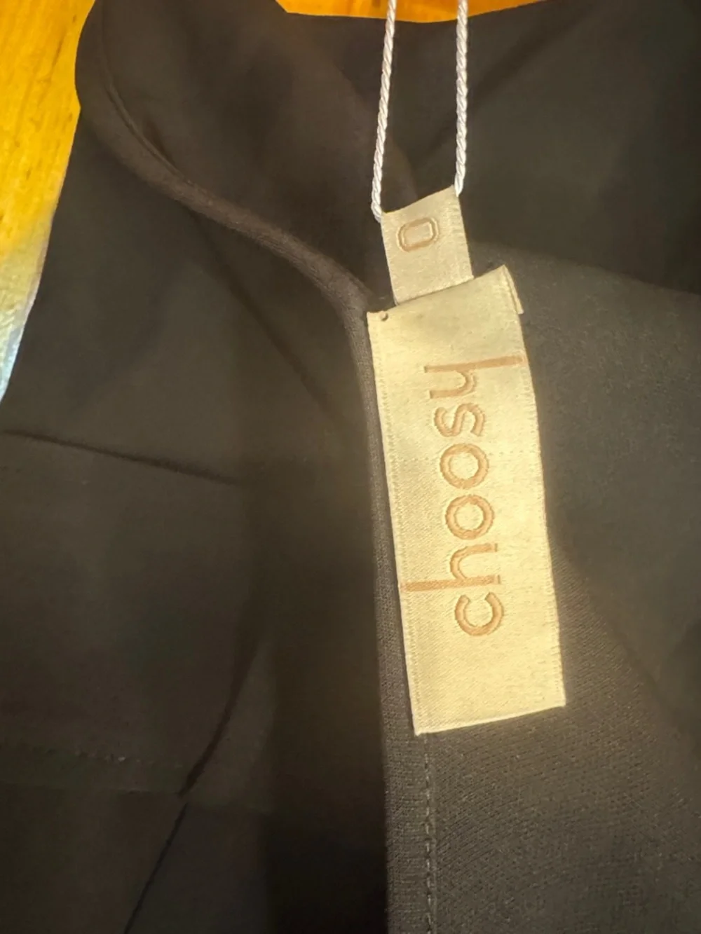 Choosy Elegent One-Shoulder Tie Wide-Leg Pant Jumpsuit with Belt,Black - Picture 8 of 11